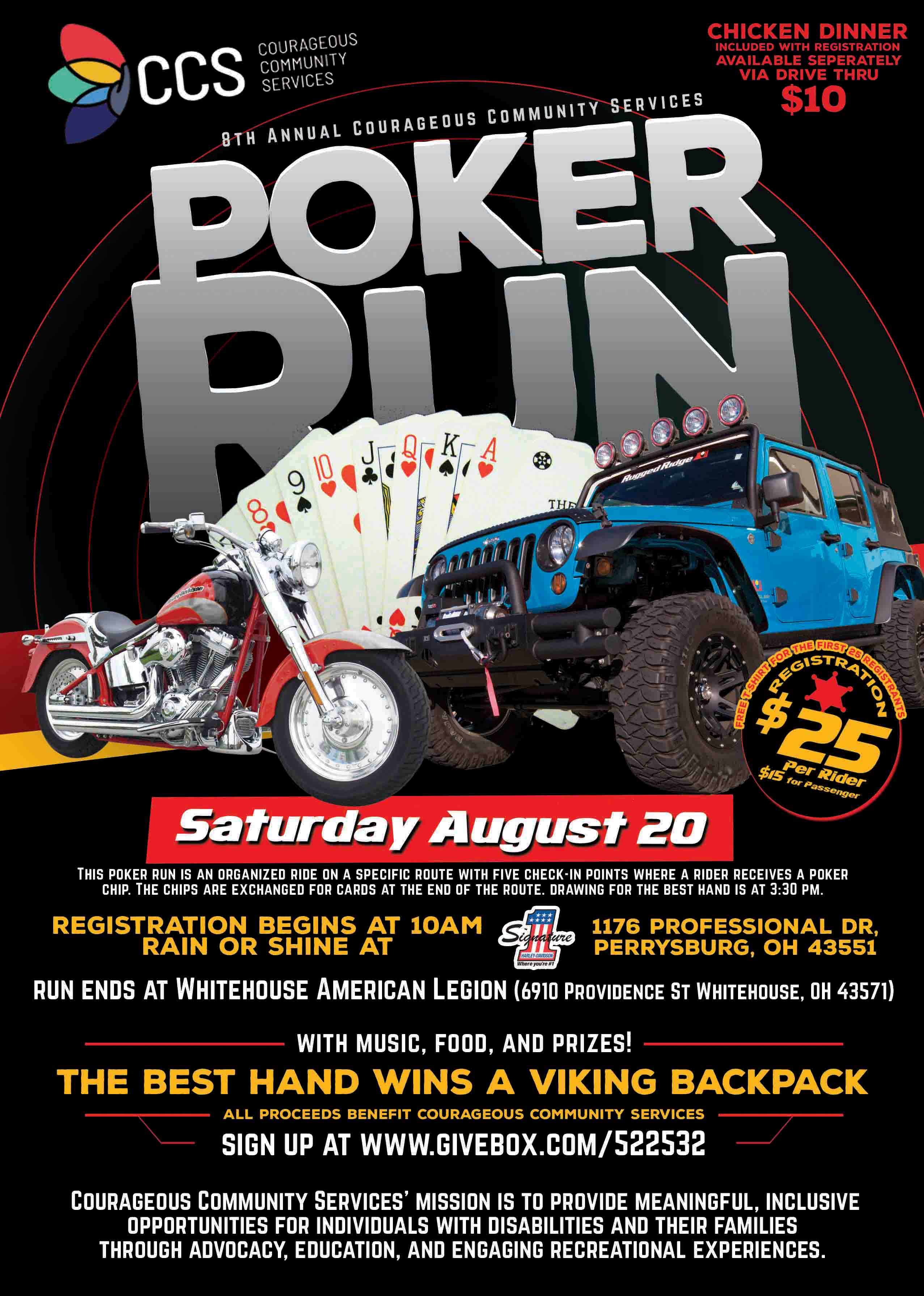 2022 Courageous Poker Run 