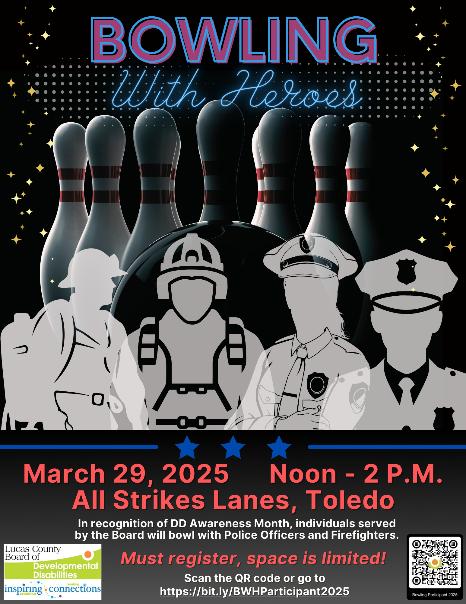 bowling with heroes flyer