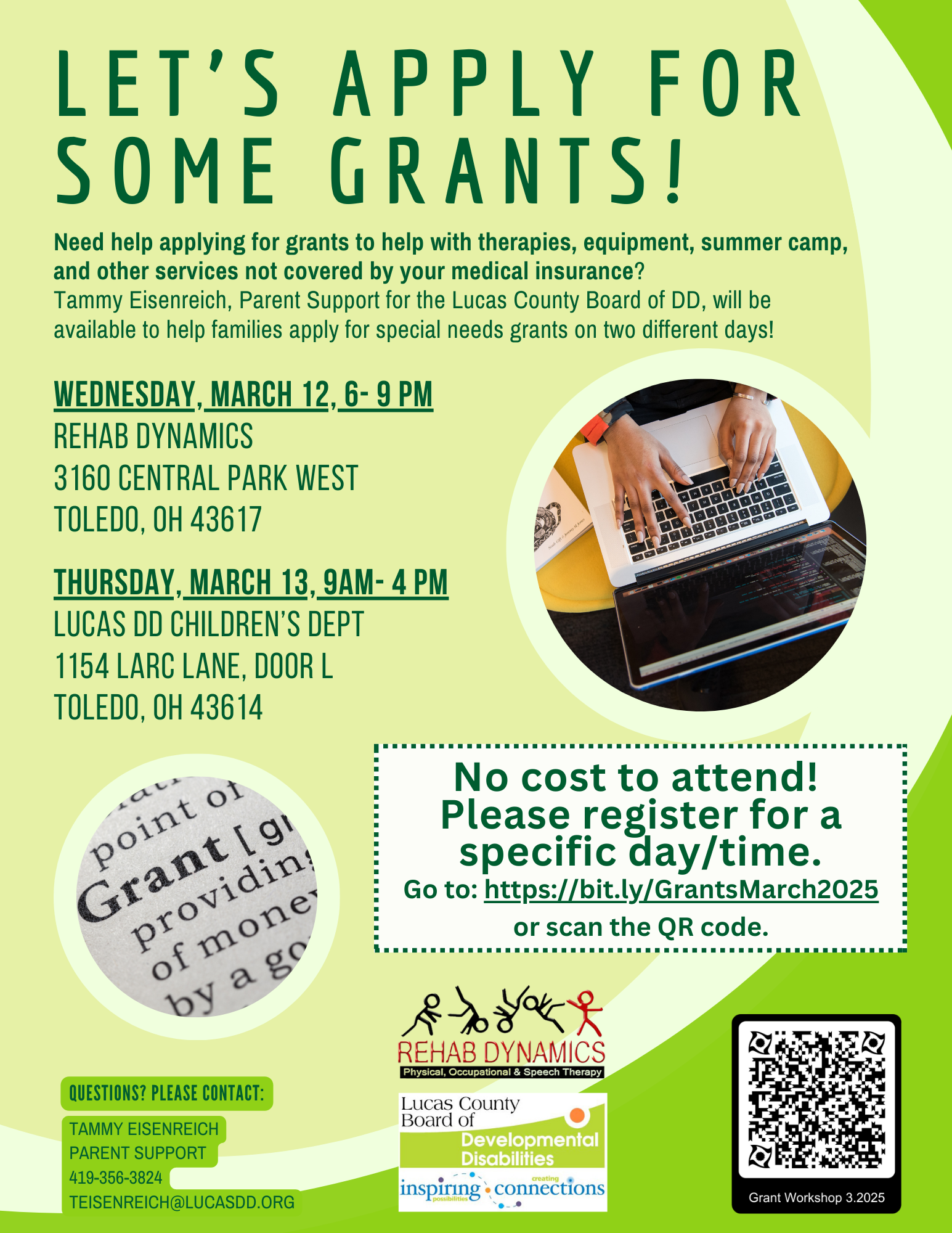 Grants workshop flyer