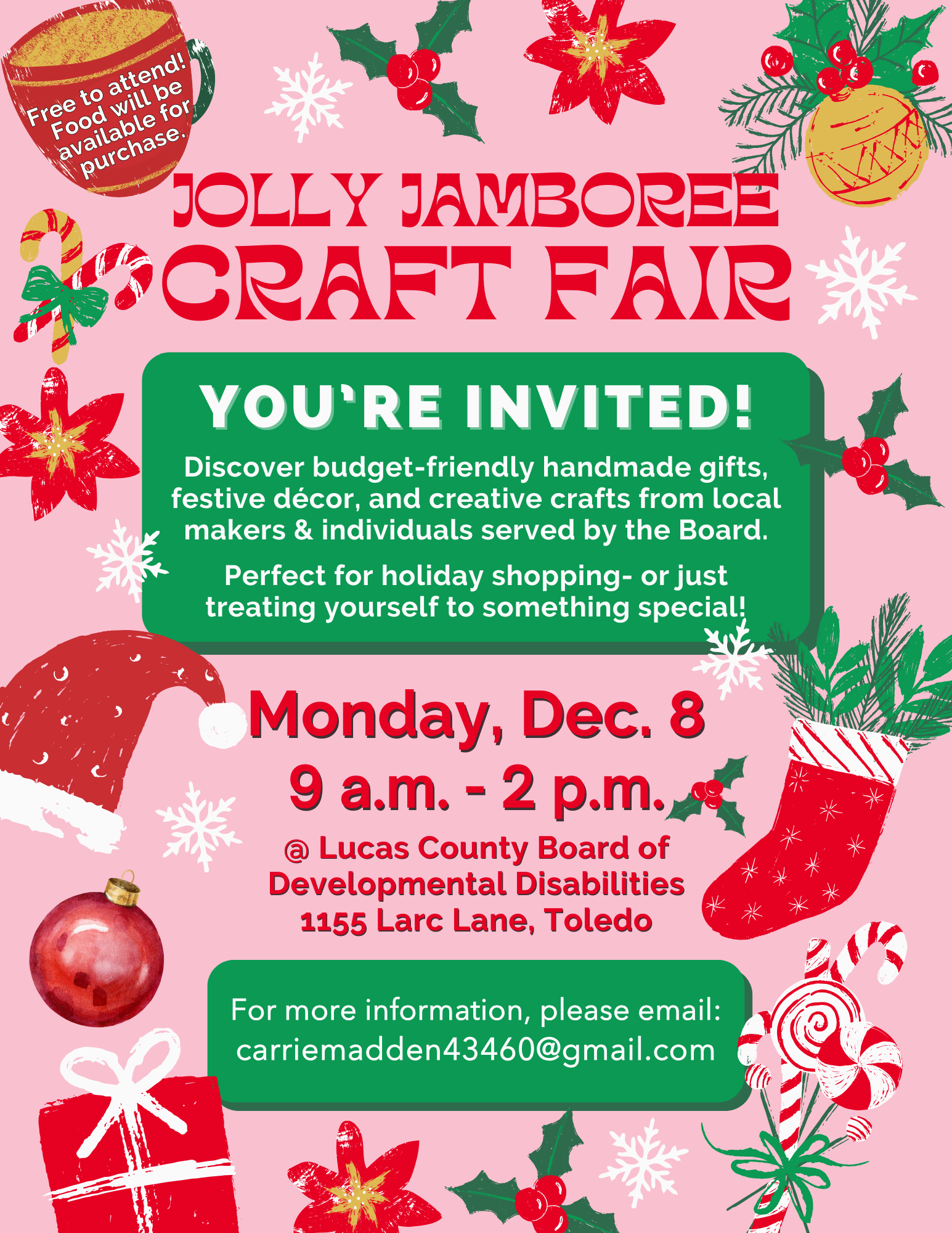 Jolly Jamboree: Inclusive Craft Fair | Lucas County Board of ...