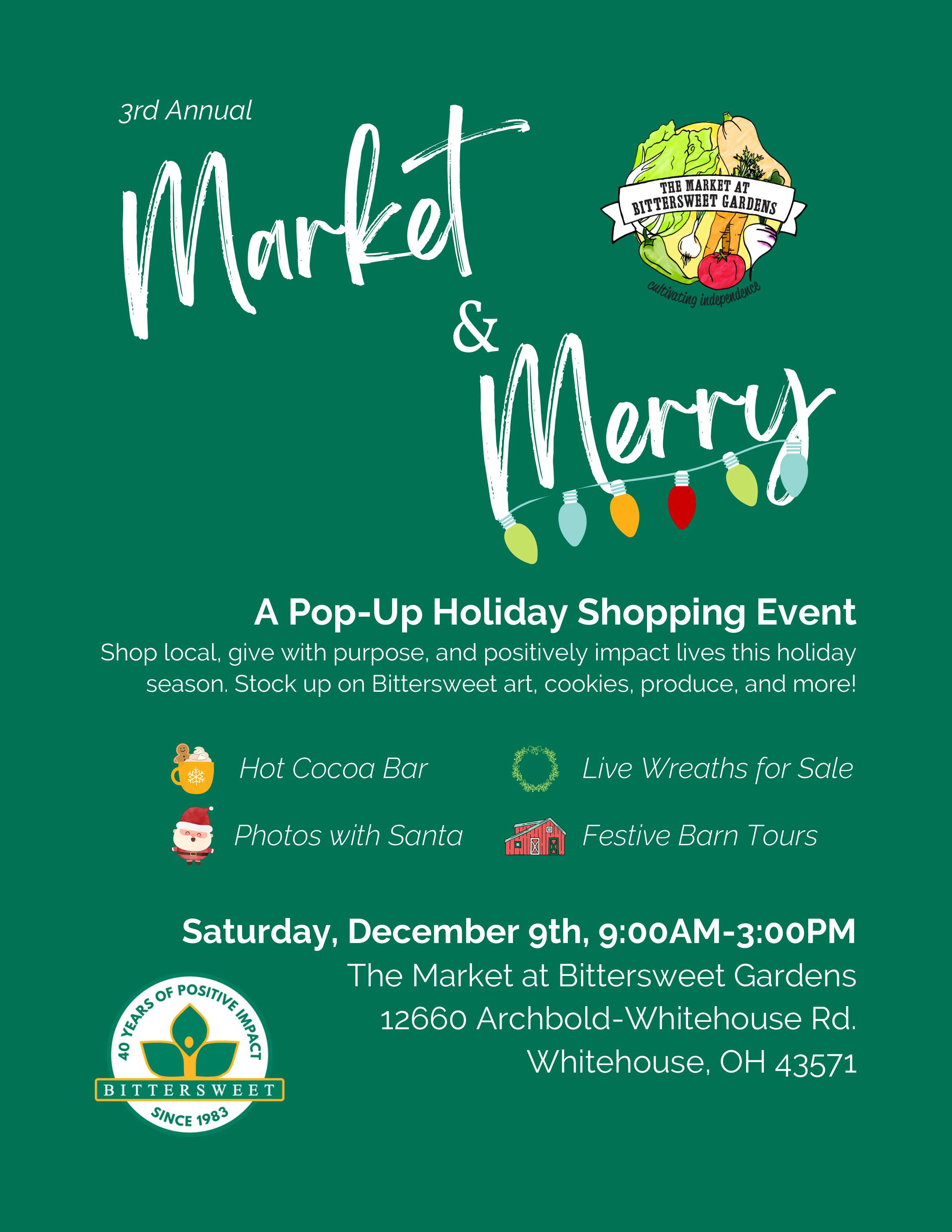 Market and Merry flyer