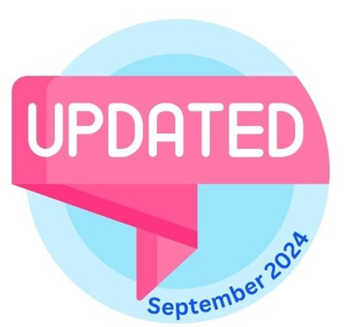 Icon announcing Updated September 2024