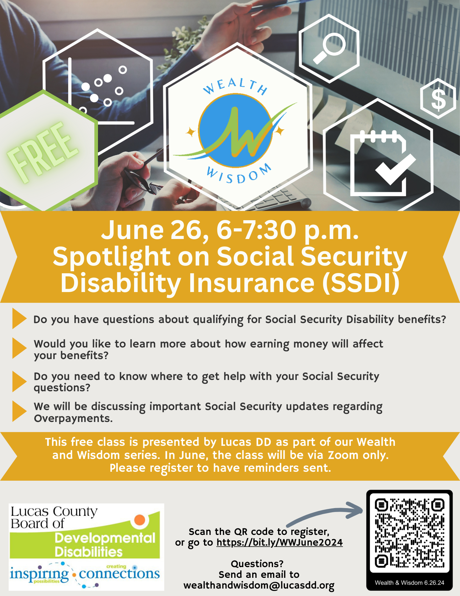 Wealth & Wisdom Class: SSDI | Lucas County Board of Developmental ...