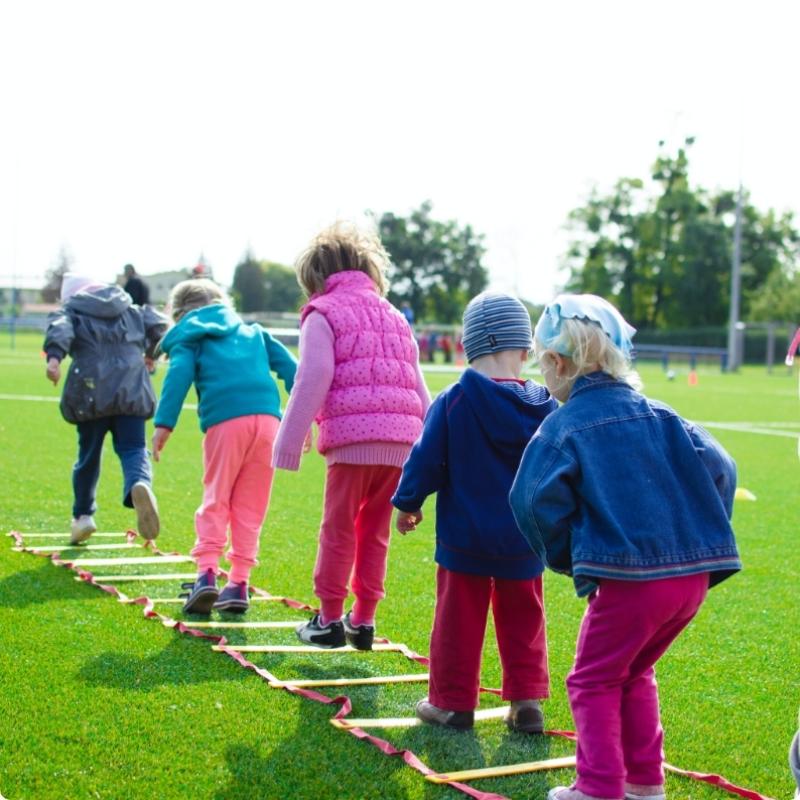 Children playing outside