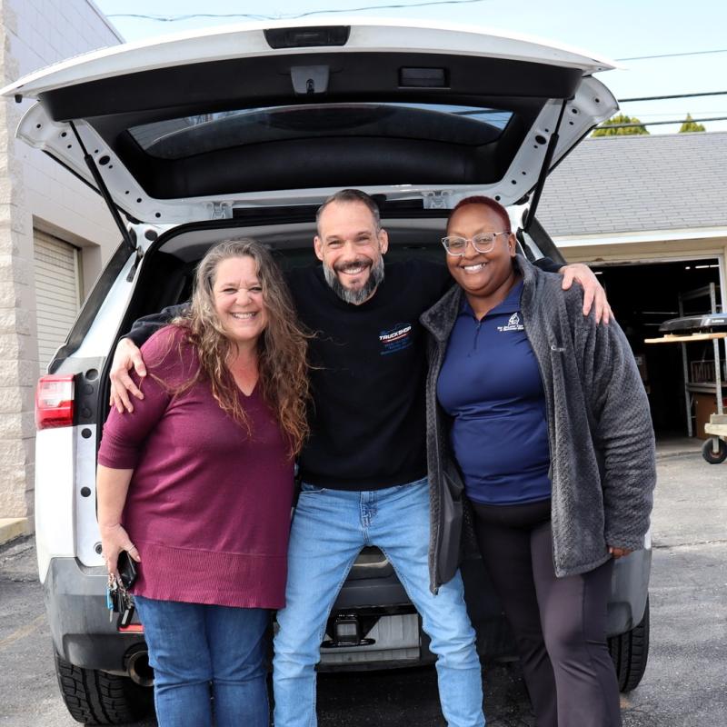 FAN Network with The Truck Stop Owner Jason Koperski with a vehicle