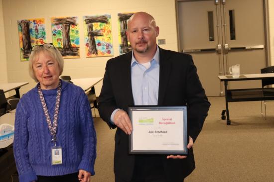 Joe Stanford with Lucas DD Counsel Mary Anne Burns