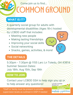 Lucas DD Common Ground &amp; Friend Network Flyer